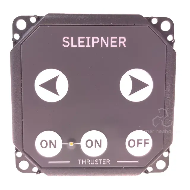 SLEIPNER Kontrollpanel - Touch 12/24V - Firkantet - Sprutsikker 