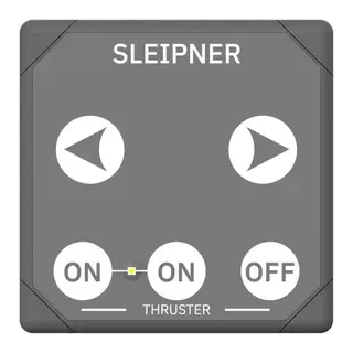 SLEIPNER Kontrollpanel - Touch 12/24V - Firkantet - Sprutsikker