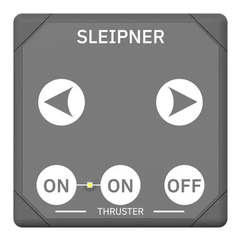 SLEIPNER Kontrollpanel - Touch 12/24V - Firkantet - Sprutsikker