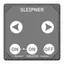 SLEIPNER Kontrollpanel - Touch 12/24V - Firkantet - Sprutsikker