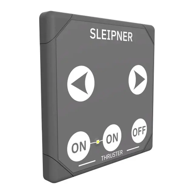 SLEIPNER Kontrollpanel - Touch 12/24V - Firkantet - Sprutsikker 