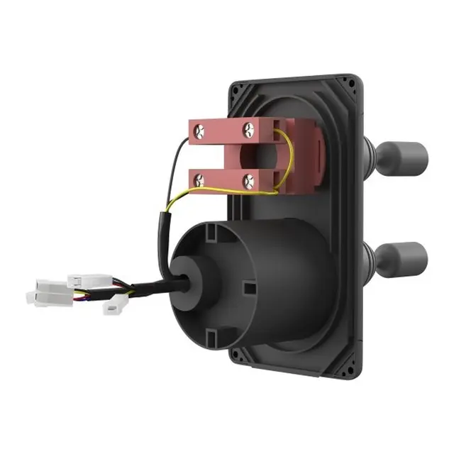 SLEIPNER Kontrollpanel - dobbel Joystick 12/24V - Firkantet - Sprutsikker - grå 