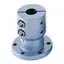 SLEIPNER Klemflens 25mm 4&#39;&#39;  63,5/82,5 boltsirkel m/ 4 x &#216;10,5mm hull