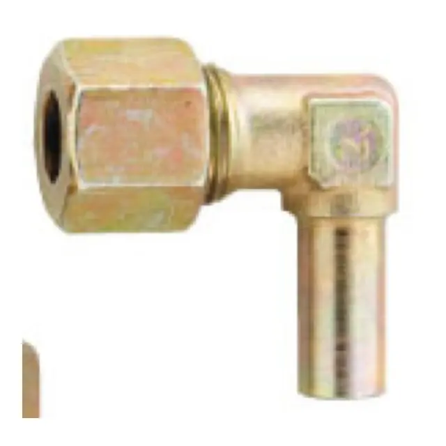 SLEIPNER Ansatsnippel 90 1/4"BSP x 10mm rustfri 