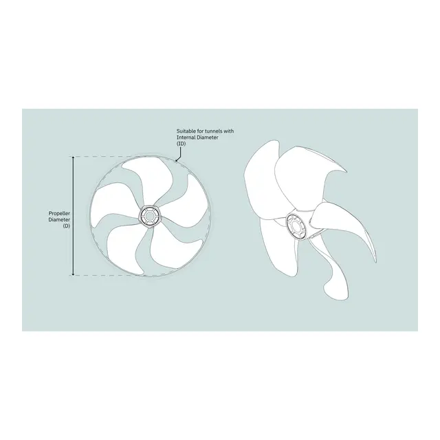 SLEIPNER Propell, Q-Prop for SE60 Kompositt, 5-blads 