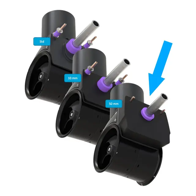 SLEIPNER Hekkforlenger - 50mm for SX35 / SX50 thruster 