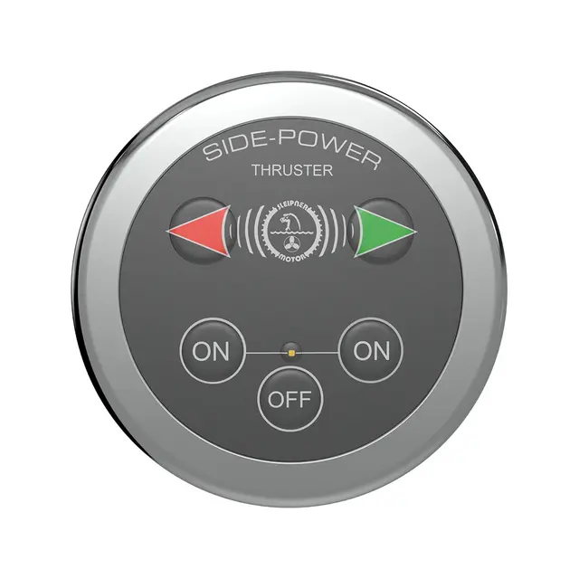 SLEIPNER Kontrollpanel - Touch 12/24V - Rund - Sprutsikker 