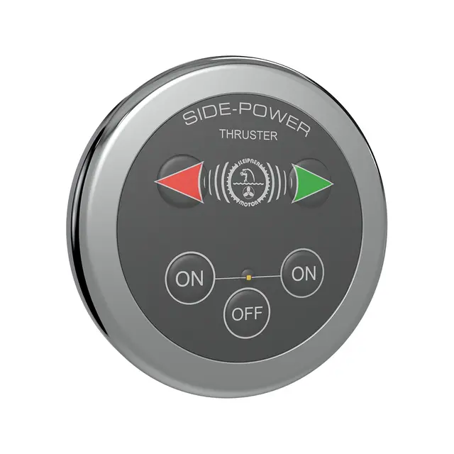 SLEIPNER Kontrollpanel - Touch 12/24V - Rund - Sprutsikker 