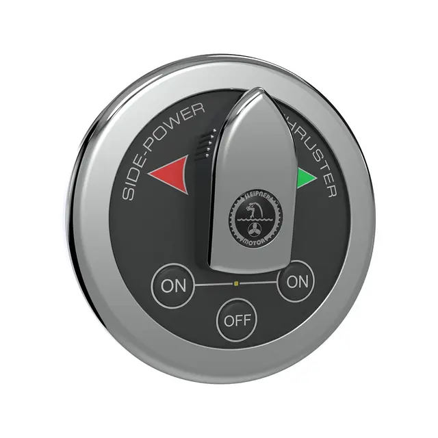 SLEIPNER Kontrollpanel - "Båt switch" 12/24V - Rund - Sprutsikker 