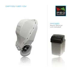 SLEIPNER SXP100 PRO Hekktruster utenp&#229;liggende 12V