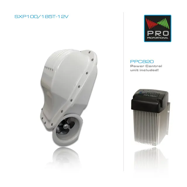SLEIPNER SXP100 PRO Hekktruster utenpåliggende 12V 