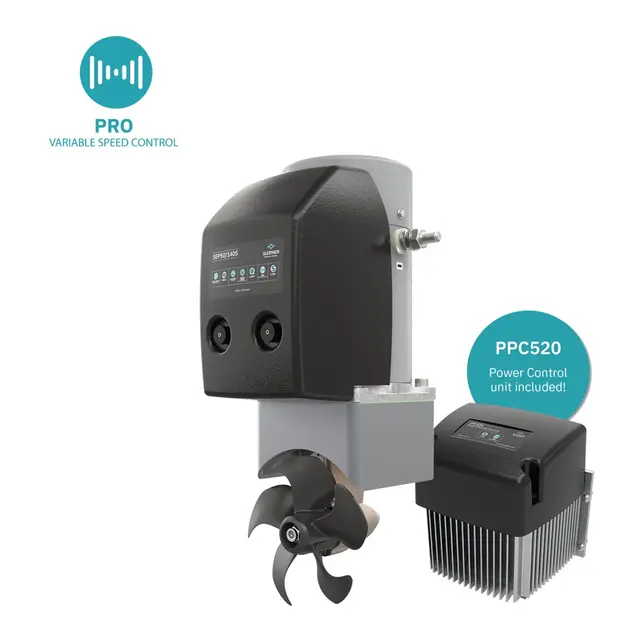 SLEIPNER Sep50 Pro™ baug/hekk thruster 50kg variable thrust 12V 