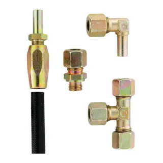 SLEIPNER Ansatsnippel 90 1/4&quot;BSP x 10mm rustfri