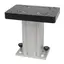 CANNON Sokkel Aluminium, Fast - 6&quot; 15,3cm h&#248;y