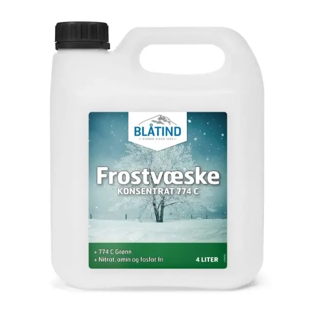 BLÅTIND Frostvæske Grønn - 774 C 4 L - Konsentrat - Tilsvarer G-48 