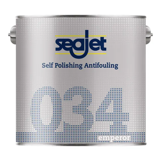 SEAJET Bunnstoff 034 Emperor - 2,5L Hvit - kraftig selvpolerende bunnstoff 
