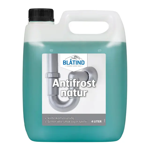 BLÅTIND Antifrost Natur 4L Giftfri konsentrert - brukes i vanntank 