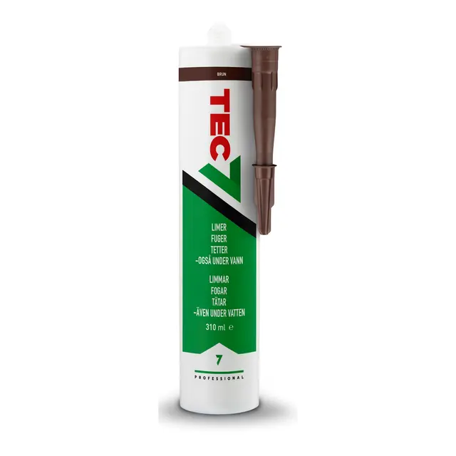 TEC7 Fugelim, brun - 310 ml m/UV- filter 