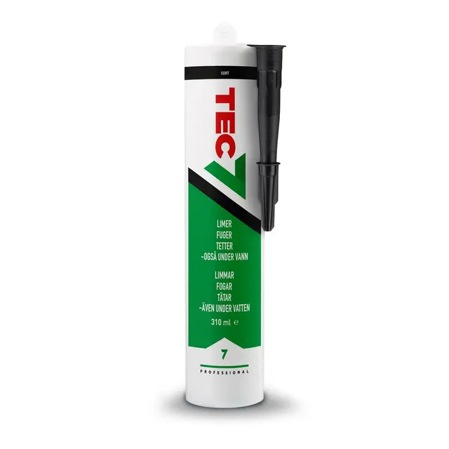 TEC7 Fugelim, sort - 310 ml m/UV- filter 