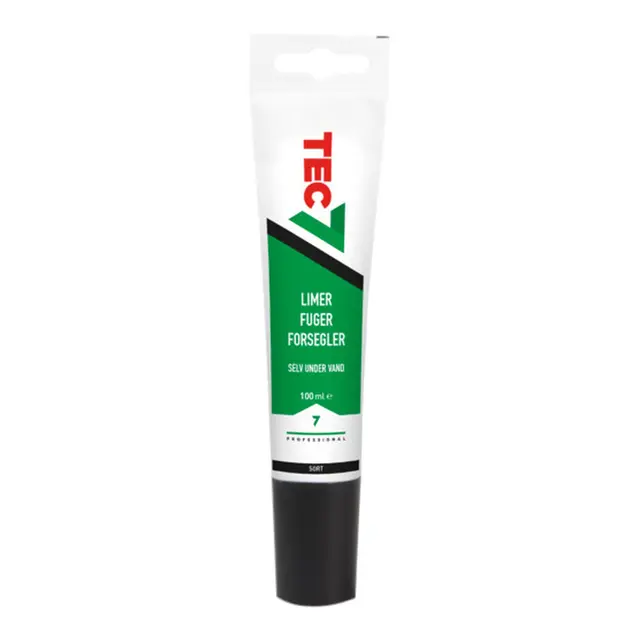 TEC7 Fugelim, sort - 100 ml m/UV- filter 