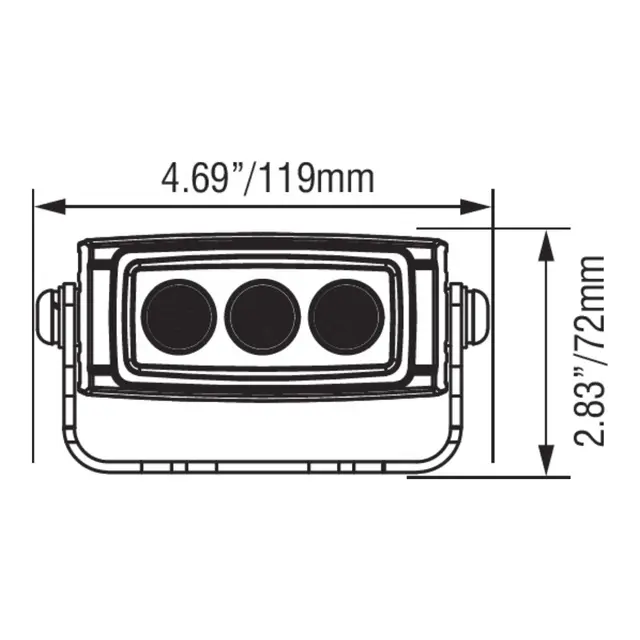 VISION X Dekkslys VL-Series LED 21W - sort - 9-32V 