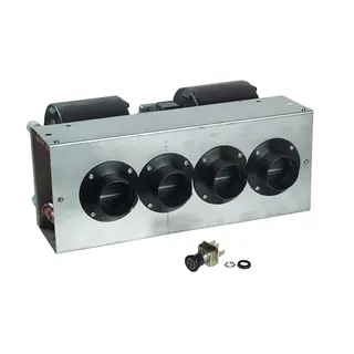 Varmluftvifte 15kW -&#160;12V 4 uttak for varmluft