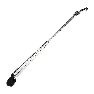 ROCA Viskerarm for W12, vridbar ende 475 - 610mm, elektropolert rustfritt 
