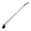 ROCA Viskerarm for W12, vridbar ende 475 - 610mm, elektropolert rustfritt