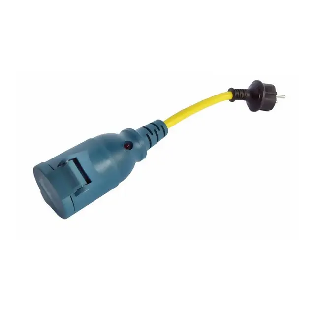 RATIO Adapter til Schuko-støpsel CEE Hun - Schuko Han - 0,3m 