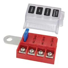 BLUE SEA SYSTEMS Batteriterminal For 4 sikringer