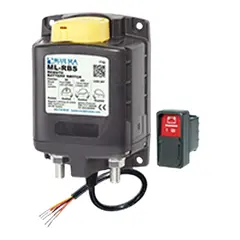 BLUESEA SYSTEMS Fjernstyrt Batteribryter 24 volt med manuell bryter