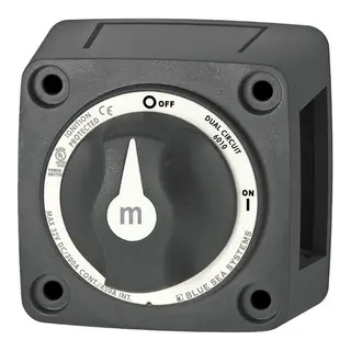 BLUE SEA SYSTEMS Batteribryter 300A Dual Circuit, sort (6010200)