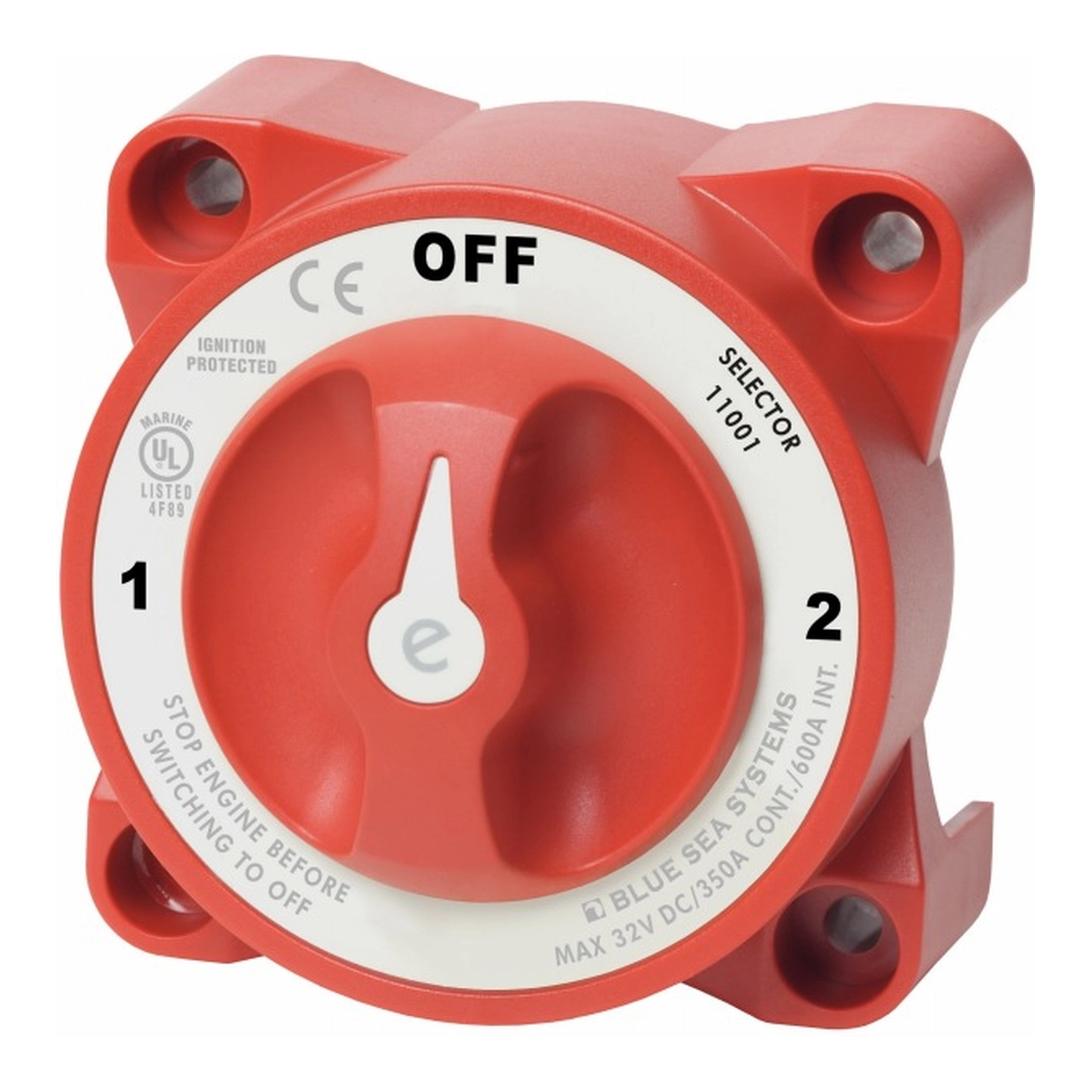 BLUE SEA SYSTEMS Batteribryter 11001 e-Serie – 3 pos.