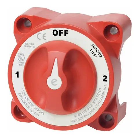 BLUE SEA SYSTEMS Batteribryter 11001 e-Serie – 3 pos.