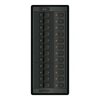 BLUE SEA Automatsikringspanel 12 kurser