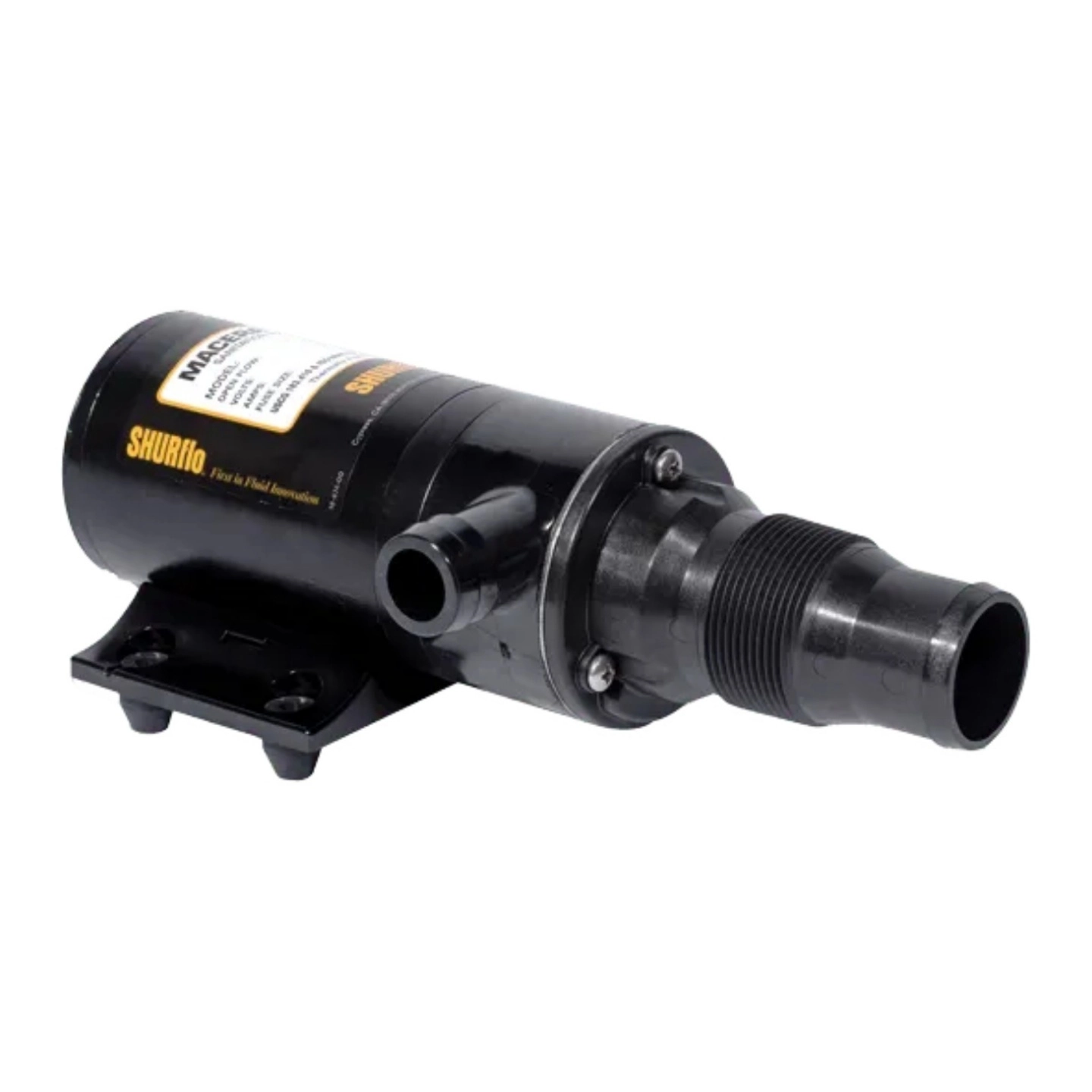 SHURFLO Septikpumpe 24V 49 ltr Kvernpumpe - selvsugende - 1,2m løft