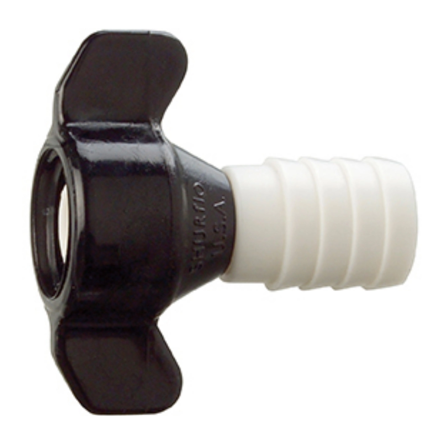 SHURFLO Vinge slangenippel plast rett Rett - 3/4 - 13mm