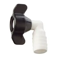 SHURFLO Vinge slangenippel plast vinkel 90&#176; -&#160;3/4&quot; - 19mm