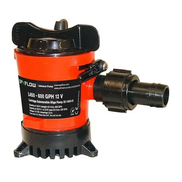 JOHNSON PUMP L750 Nedsenkbar Lensepumpe 12V -1250 GPH - 79 l/min 