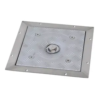 Aluminiumsluke 12 1/4"x12 1/4" 387x387mm - Quick Release