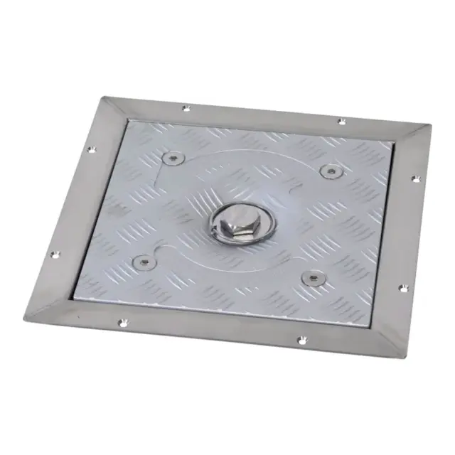 Aluminiumsluke 12 1/4"x12 1/4" 387x387mm - Quick Release 