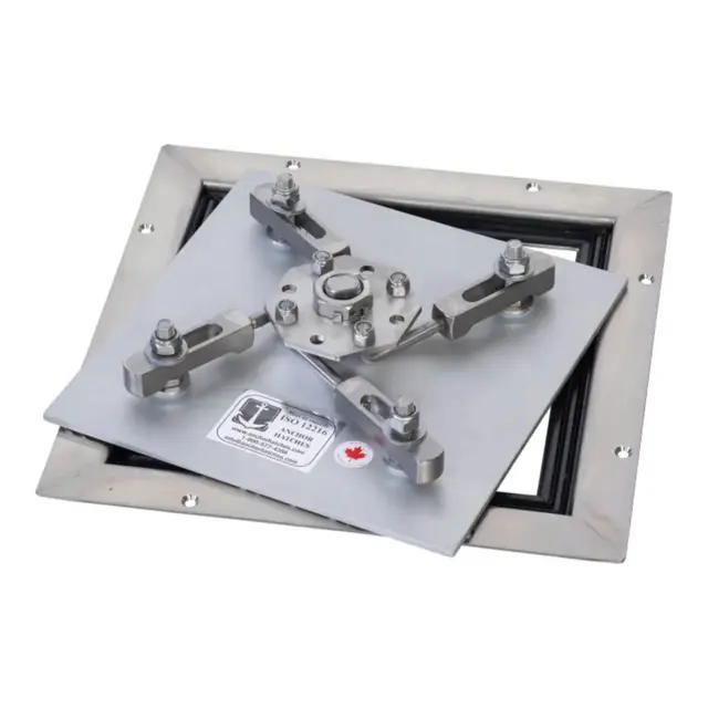 Aluminiumsluke 12 1/4"x12 1/4" 387x387mm - Quick Release 