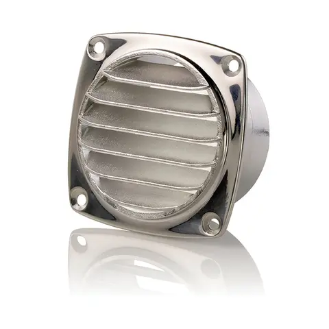 Ventilrist m/ slangestuss - 3&quot; 316