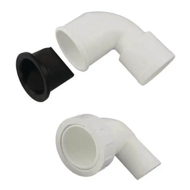 JOHNSON PUMP Utløpsbend 90 grader 90 grader, 1 1/2", Silent Electric 