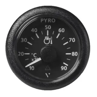 VDO Pyrometer 900&#176;c 52mm 12/24v Sort ViewLine