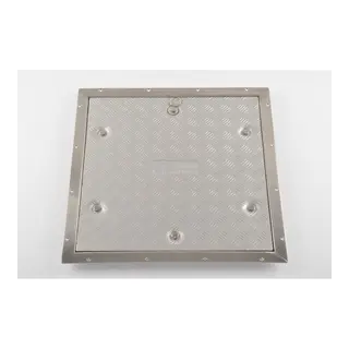 Aluminiumsluke standard 12x12" ( 30 x 30 xm) - flush