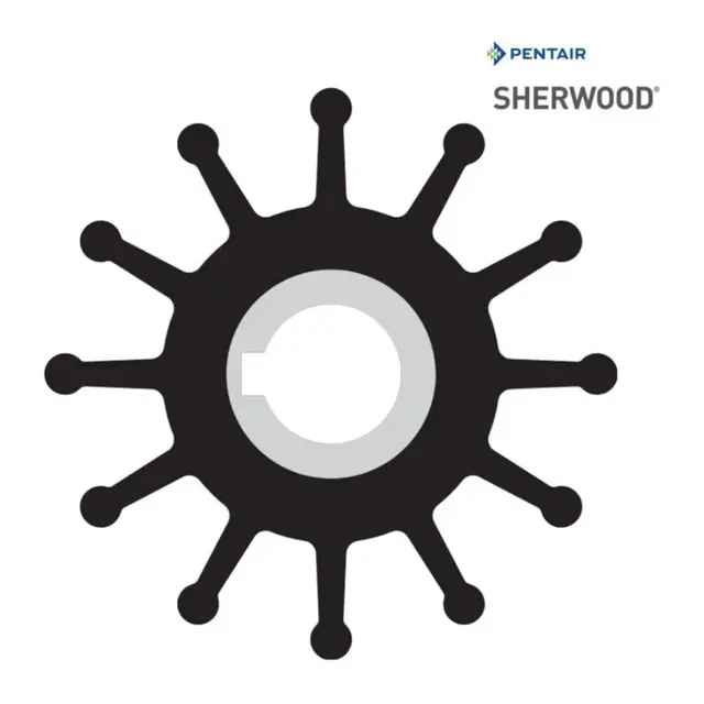 SHERWOOD Impeller Kit  10615k-shw Ø 65mm -aksel 15,9mm - 12 blader 