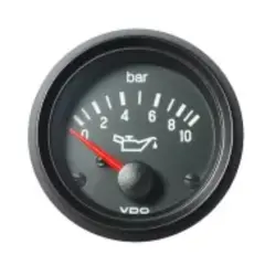 VDO Oljetrykkinstrument Cockpit V 10bar 52mm 12V