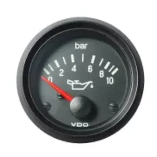 VDO Oljetrykkinstrument Cockpit V 10bar 52mm 12V