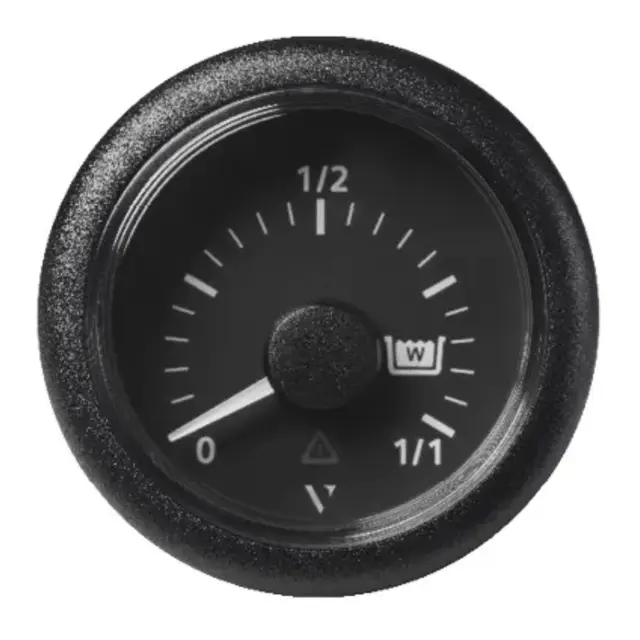 VDO Tankmåler Septik - 52mm Sort - ViewLine - 4-20mA 